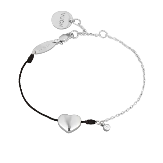 Náramok Shiny Heart Black