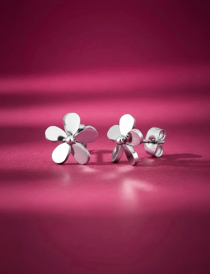 Náušnice Fleurette Silver