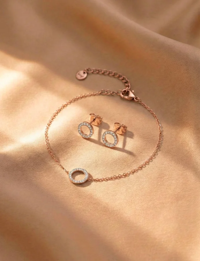 Náramok Elorina Rose Gold