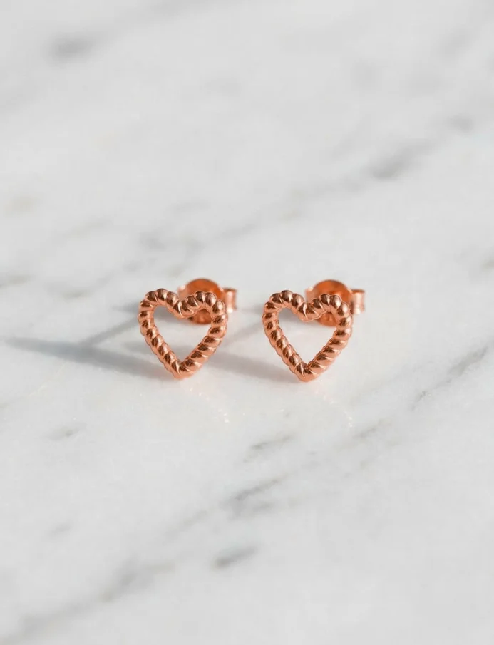 Náušnice Arisca Rose Gold