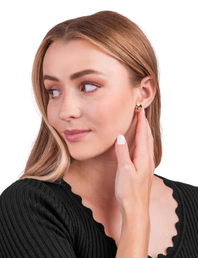 Náušnice Fouria Rose Gold