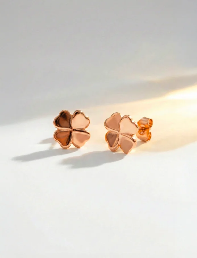 Náušnice Fouria Rose Gold