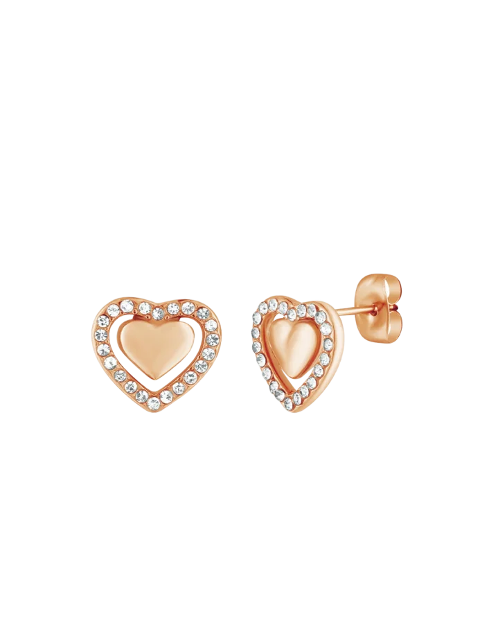 Náušnice Lunira Rose Gold