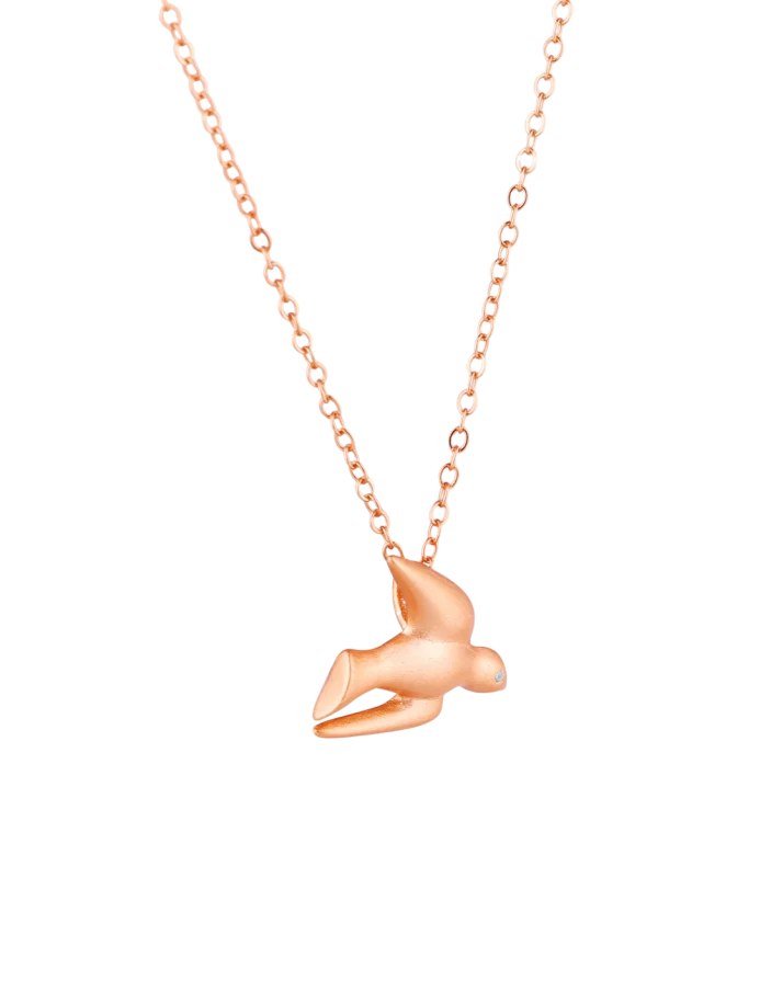Náhrdelník Dove Rose Gold