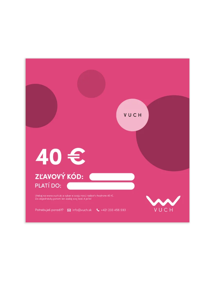 Elektronická darčeková poukážka v hodnote 40 €