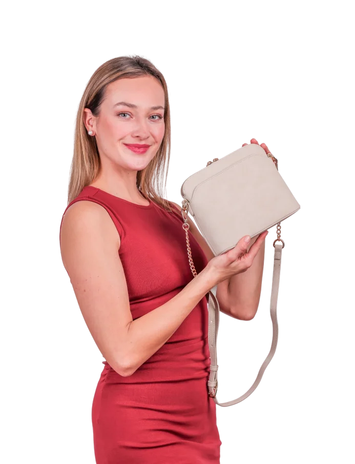 Fossy Mini Suede Creme