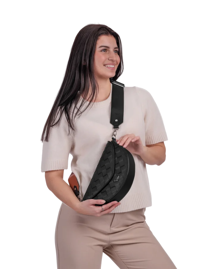Tricia Intrecciato Black