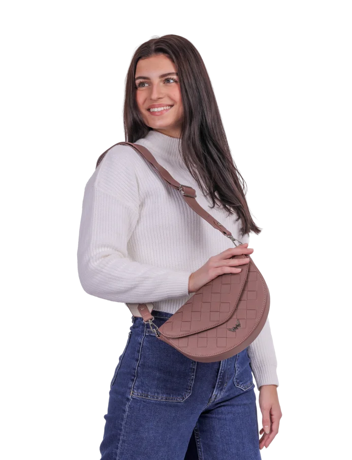 Tricia Intrecciato Dusty Pink