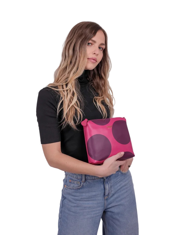 Coalie Big Dot Raspberry