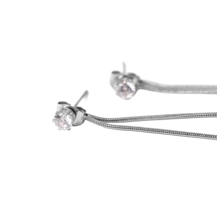 Náušnice Bowy Silver