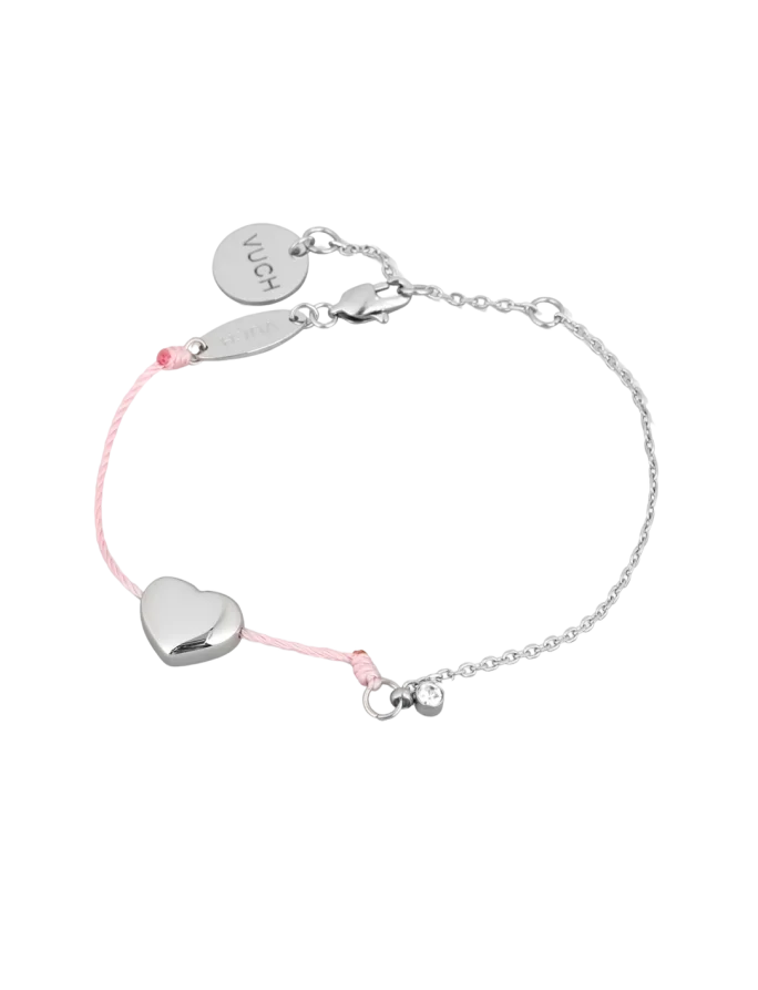 Náramok Shiny Heart Pink