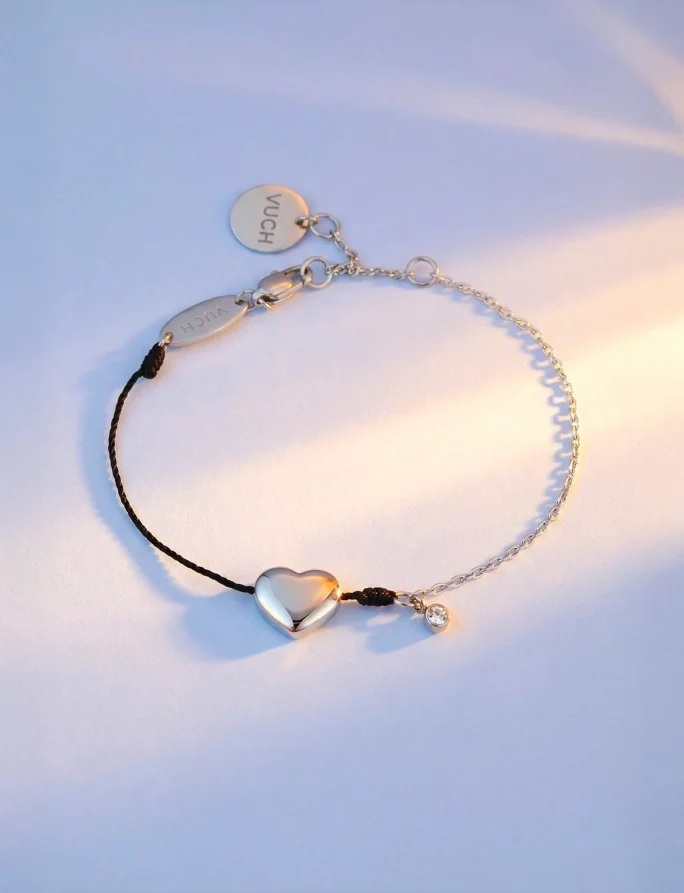Náramok Shiny Heart Black