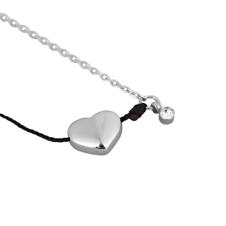 Náramok Shiny Heart Black