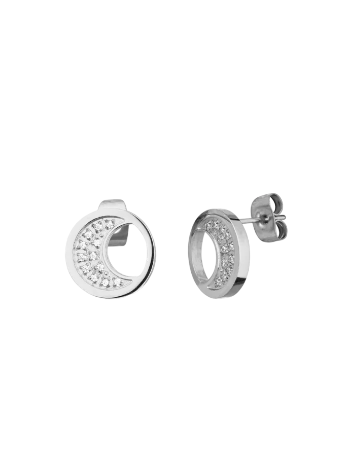 Náušnice Moon Silver