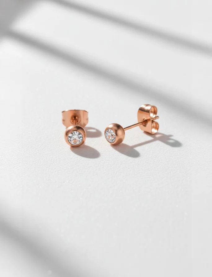 Náušnice Gem Rose Gold