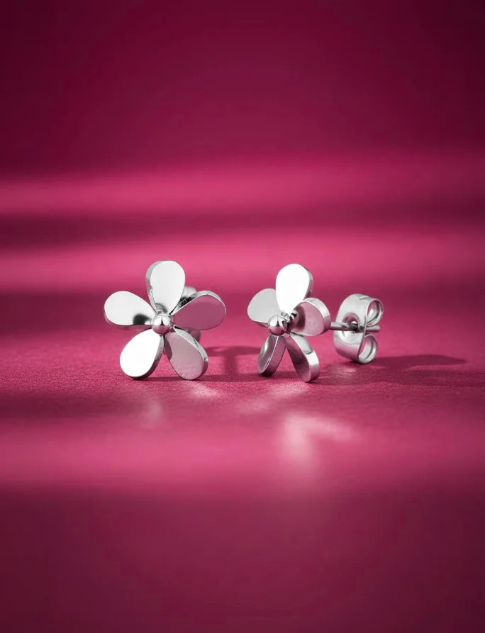Náušnice Fleurette Silver