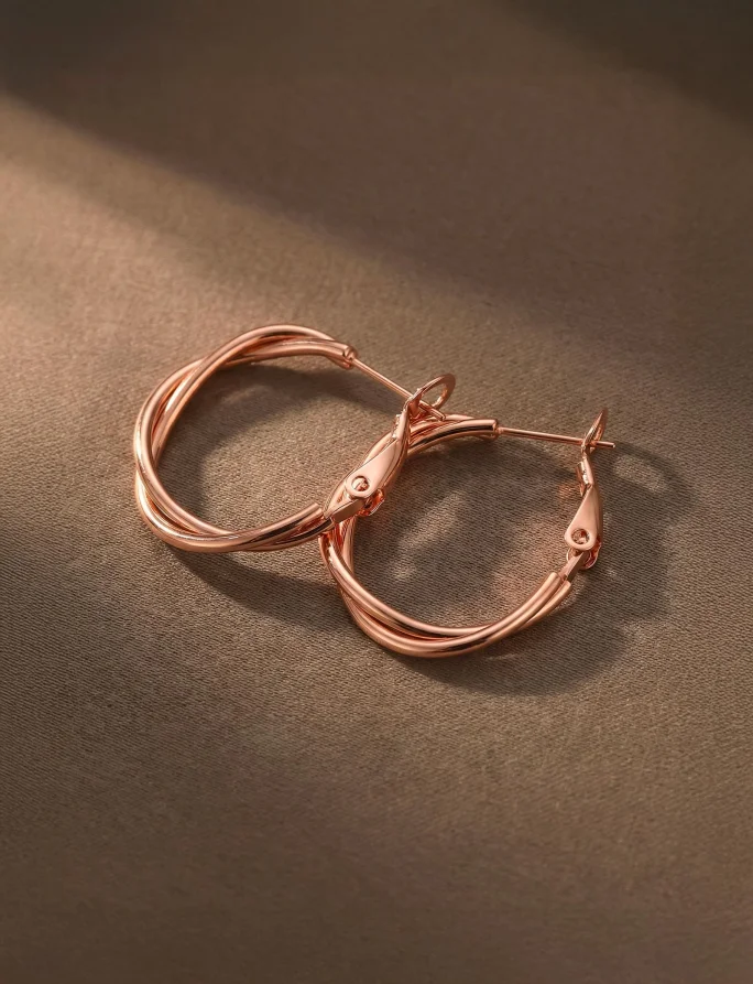 Náušnice Aster Rose Gold