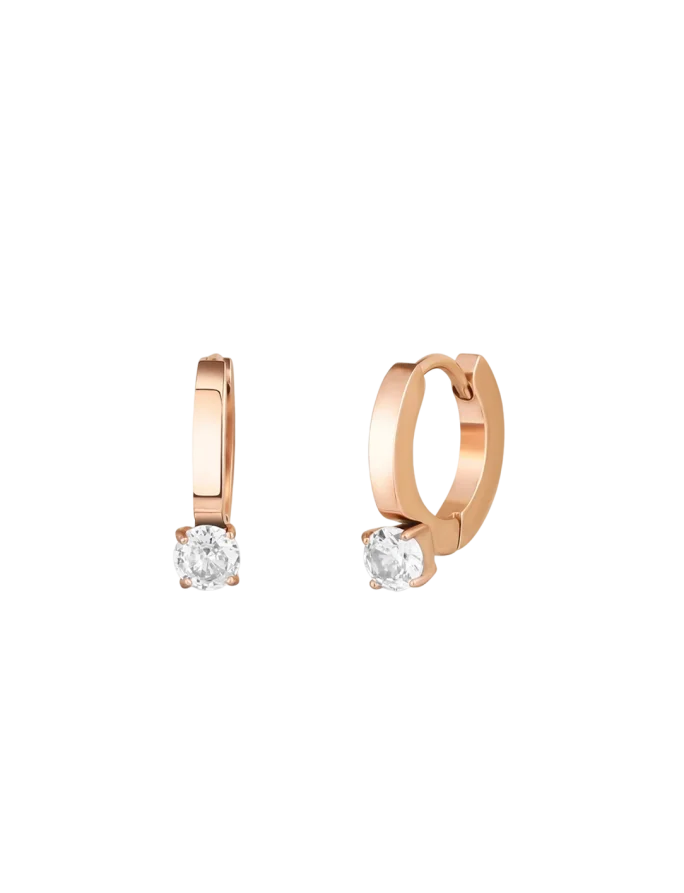 Náušnice Manilla Rose Gold