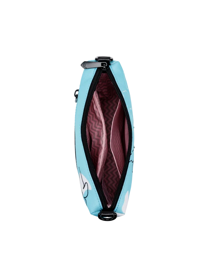 Nuria Flowers Line Blue