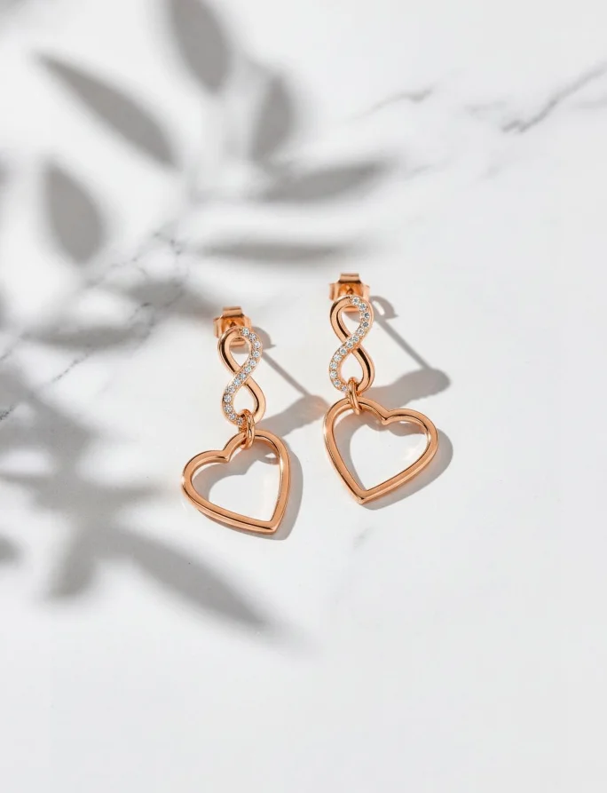 Náušnice Resita Rose Gold