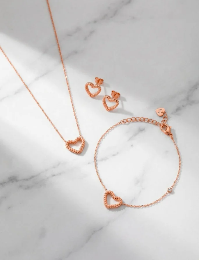 Náhrdelník Arisca Rose Gold