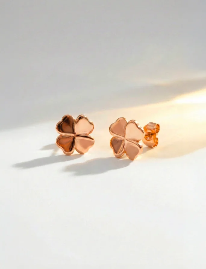 Náušnice Fouria Rose Gold