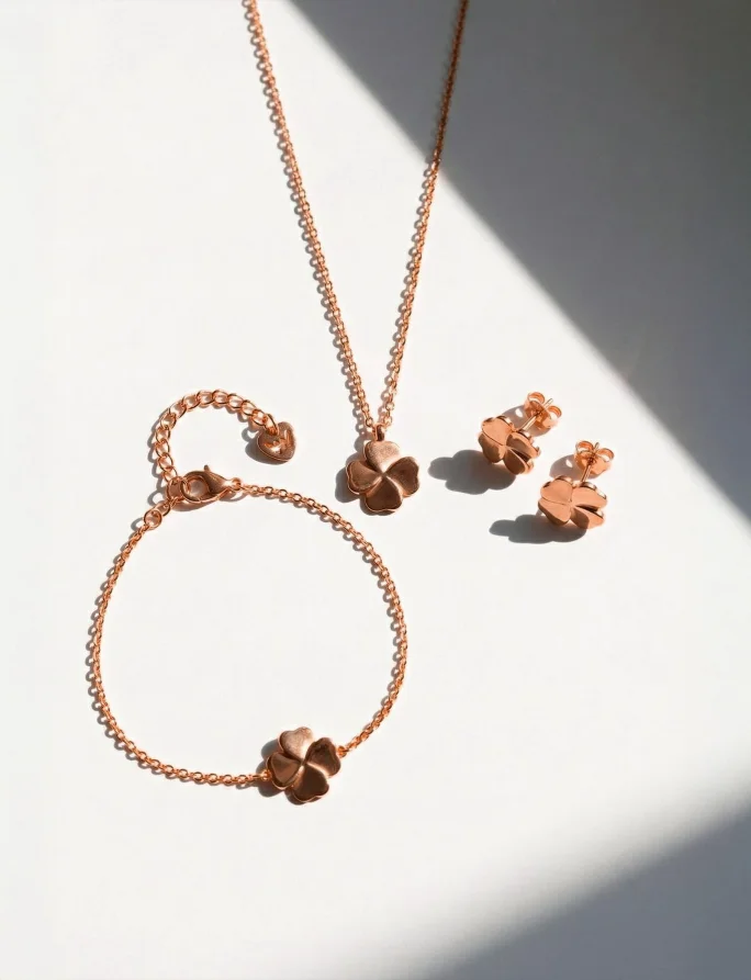 Náušnice Fouria Rose Gold