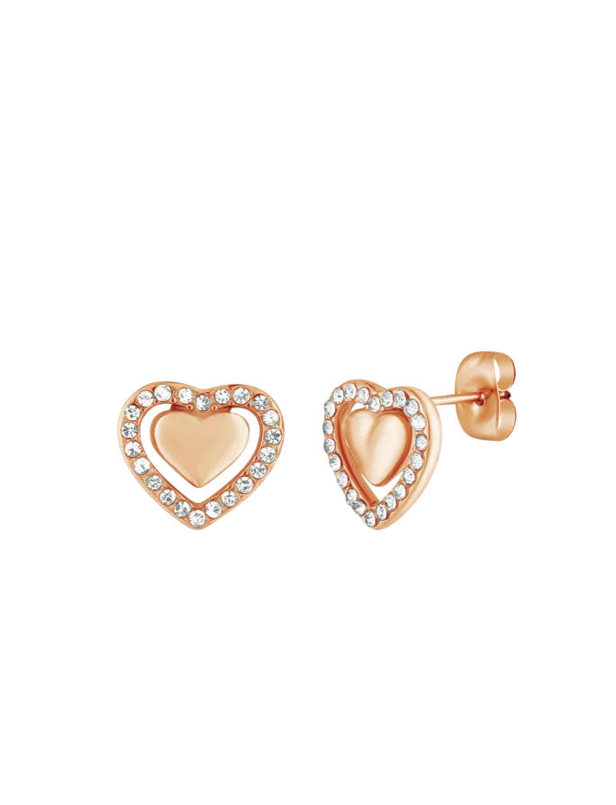 Náušnice Lunira Rose Gold