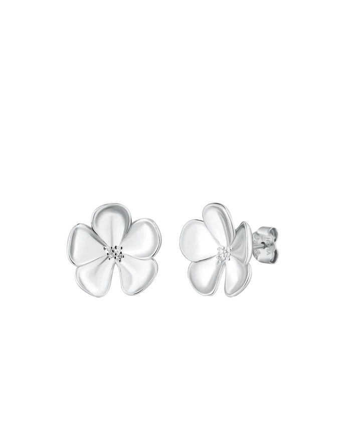 Náušnice Floret Silver