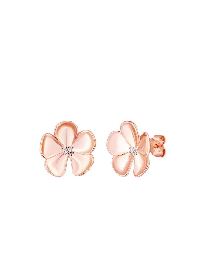 Náušnice Floret Rose Gold