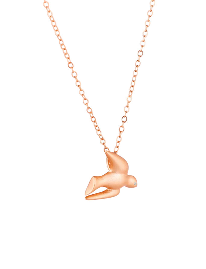 Náhrdelník Dove Rose Gold