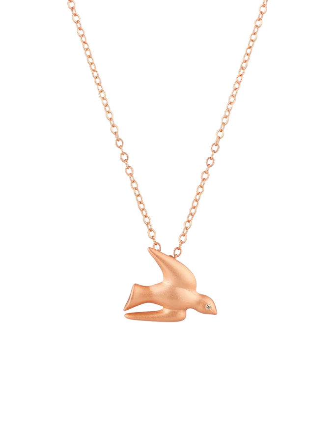 Náhrdelník Dove Rose Gold