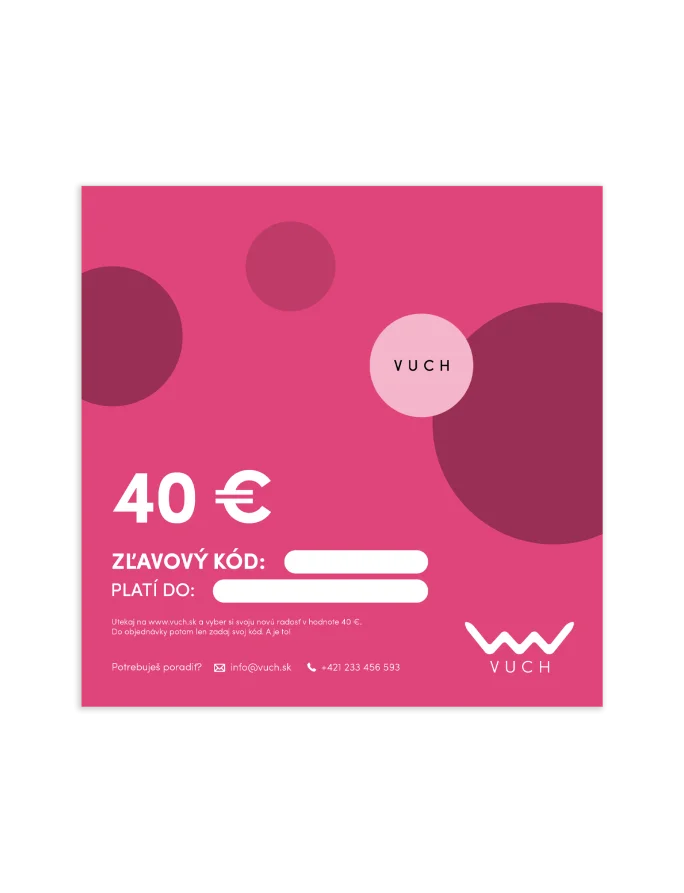 Elektronická darčeková poukážka v hodnote 40 €