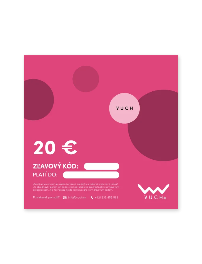 Elektronická darčeková poukážka v hodnote 20 €