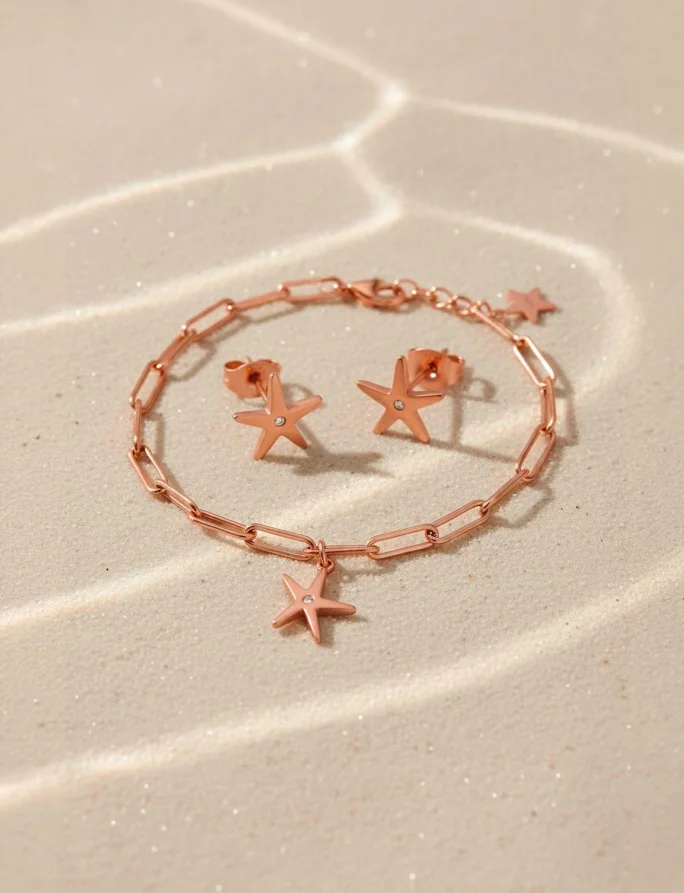 Náušnice Nyxa Rose Gold
