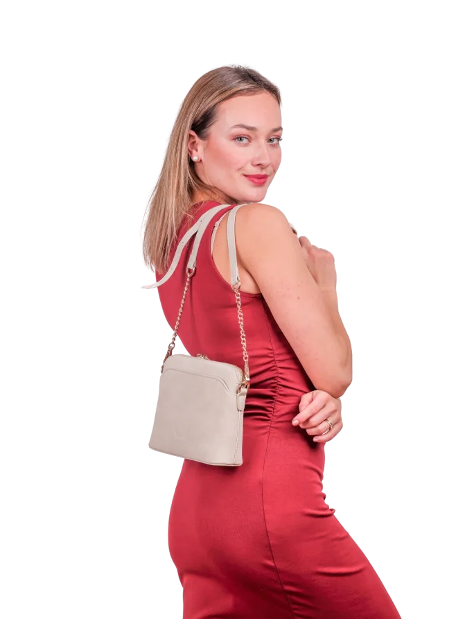 Fossy Mini Suede Creme
