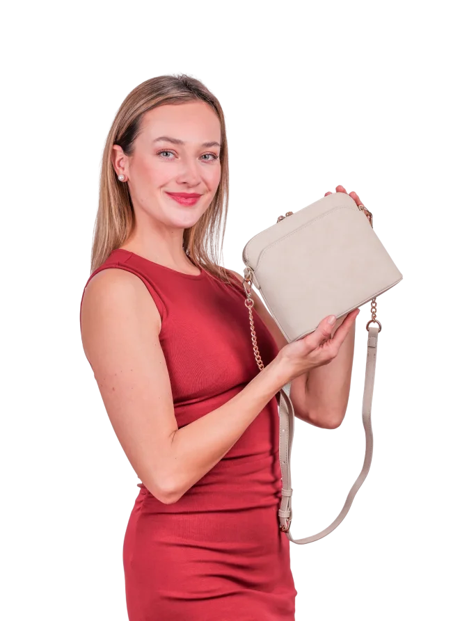 Fossy Mini Suede Creme