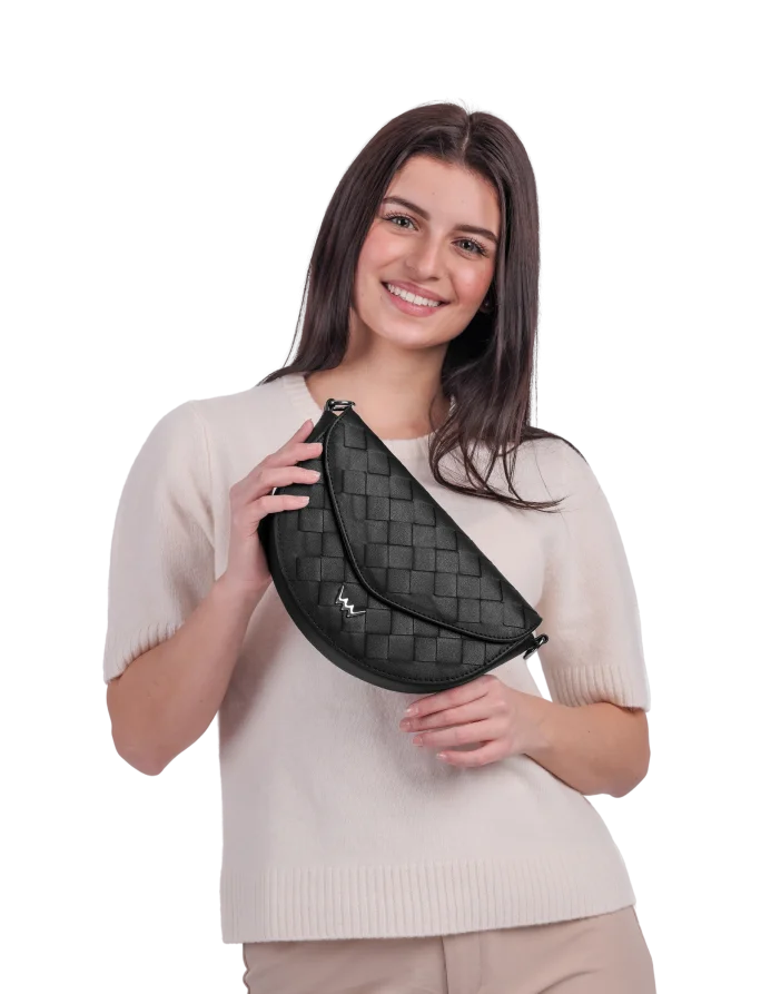 Tricia Intrecciato Black