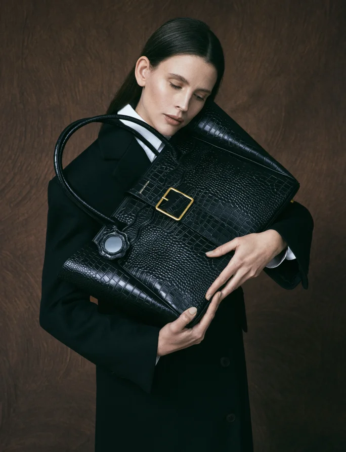Baronne Black Croco