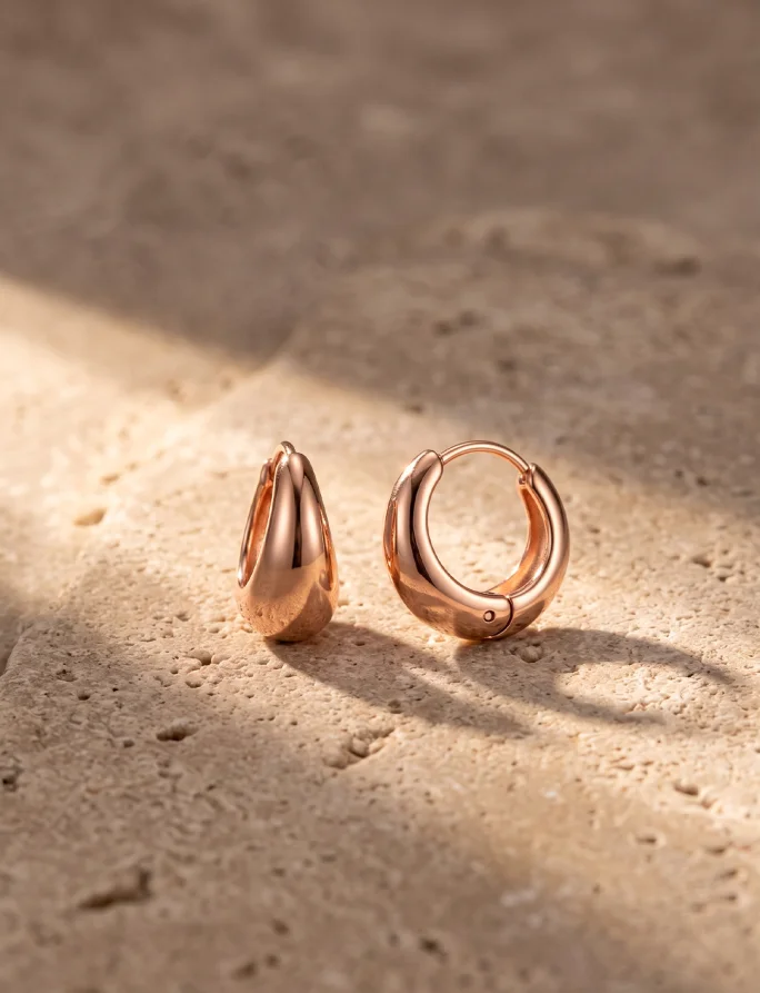 Náušnice Ringela Rose Gold