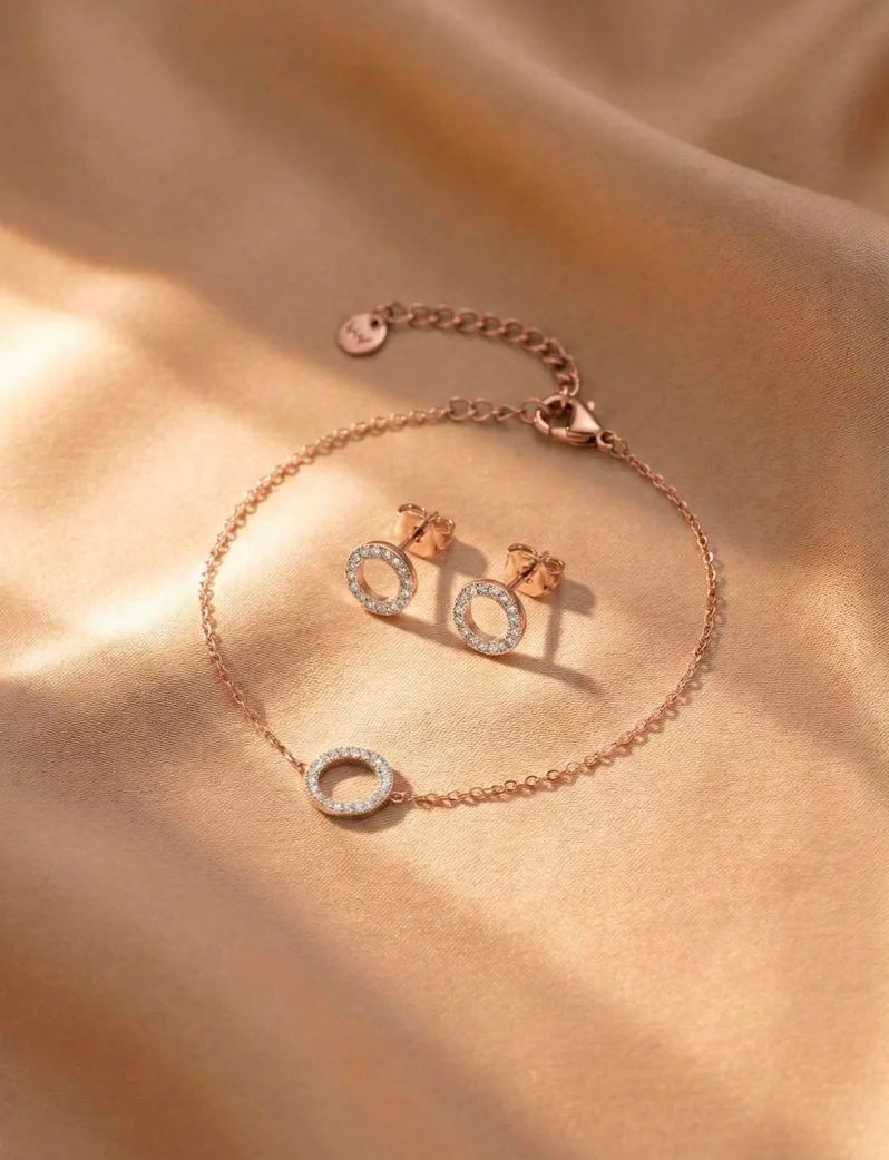 Náramok Elorina Rose Gold