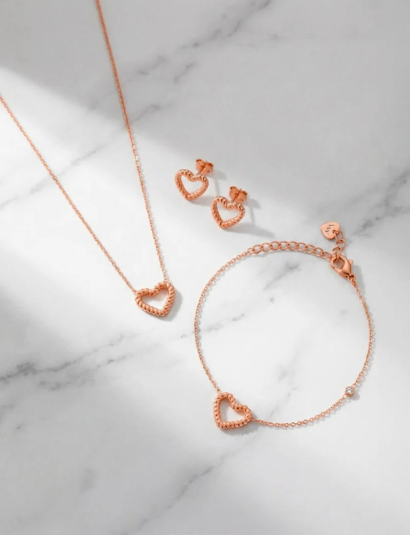 Náušnice Arisca Rose Gold