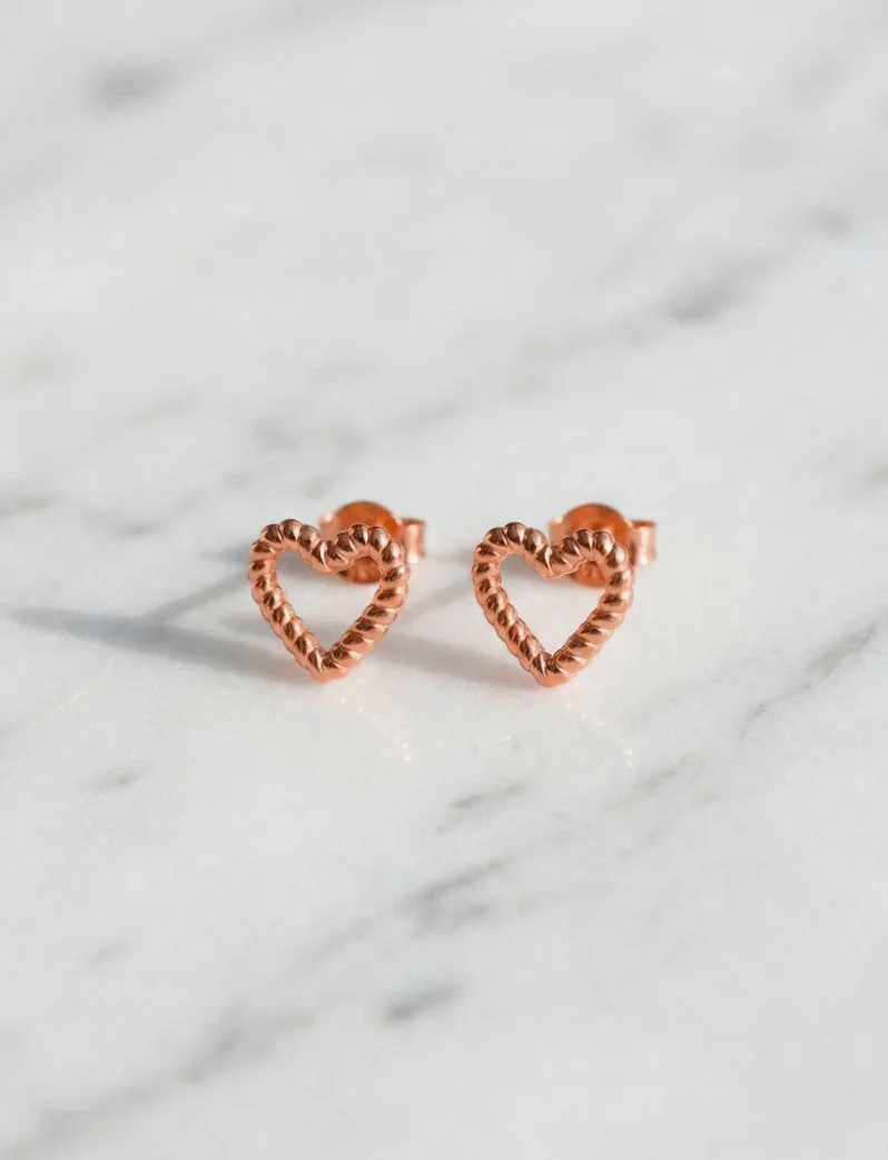 Náušnice Arisca Rose Gold