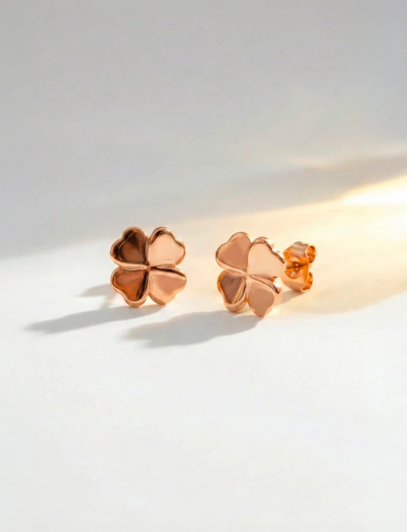 Náušnice Fouria Rose Gold