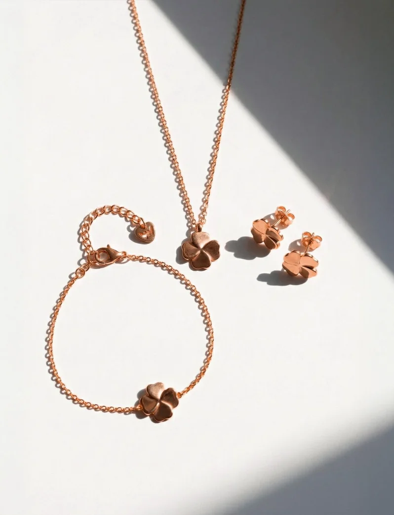 Náušnice Fouria Rose Gold