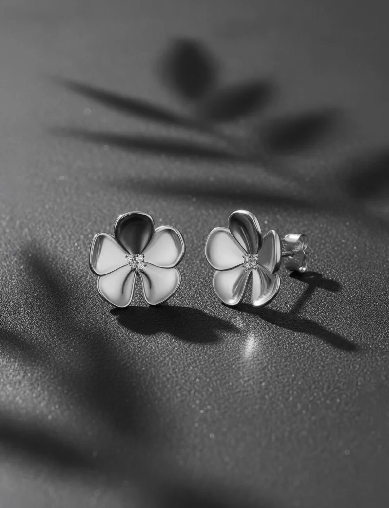 Náušnice Floret Silver
