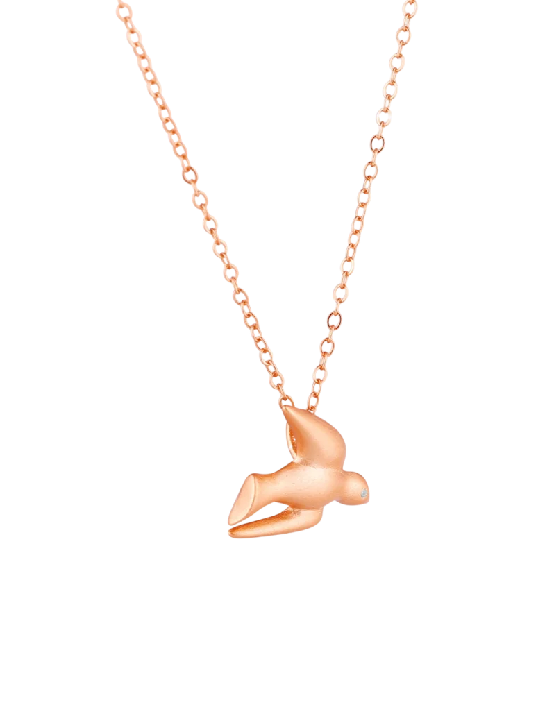 Náhrdelník Dove Rose Gold