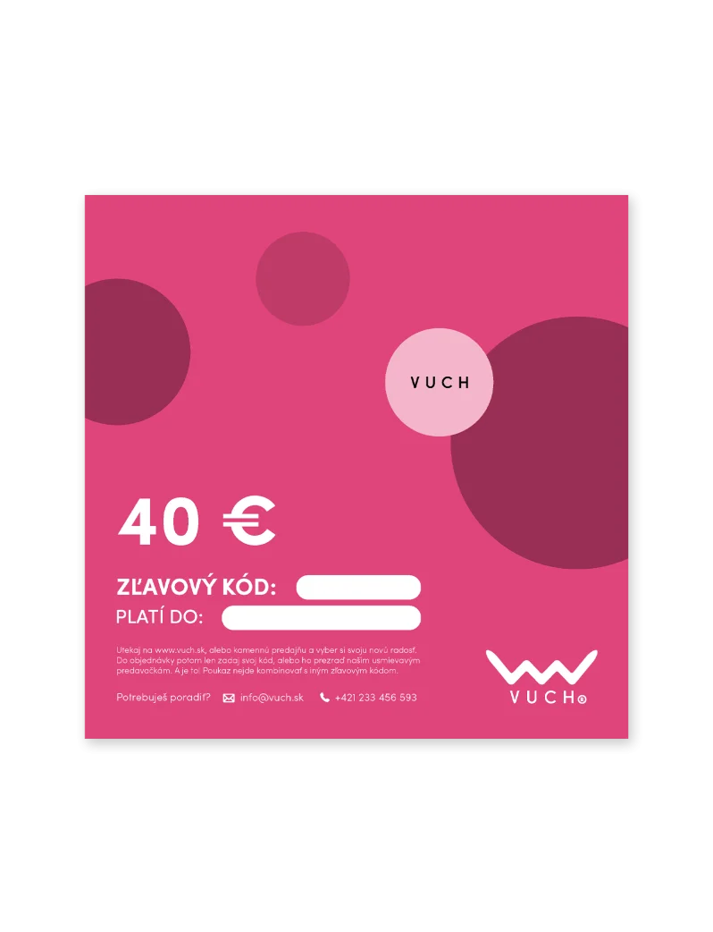 Elektronická darčeková poukážka v hodnote 40 €