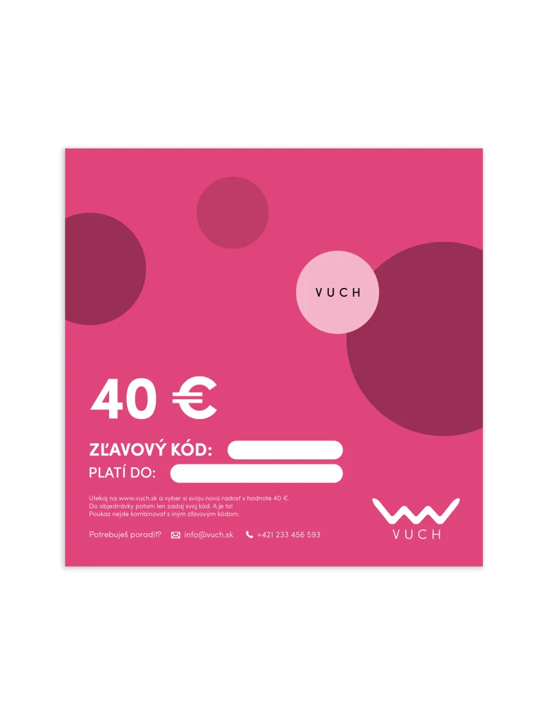 Elektronická darčeková poukážka v hodnote 40 €