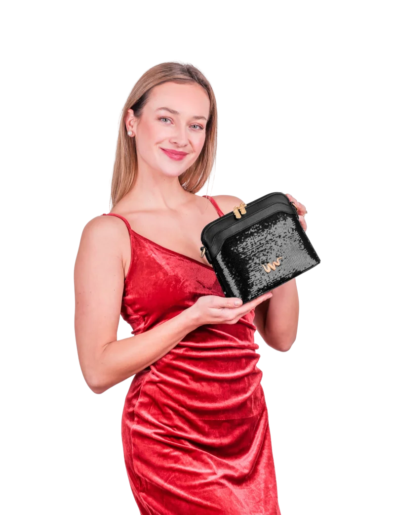 Fossy Sequin Mini Black